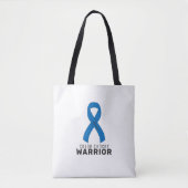 Colon Cancer Ribbon White Canvas tas (Voorkant)