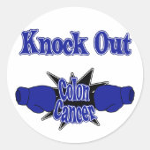 Colon Cancer Ronde Sticker (Voorkant)