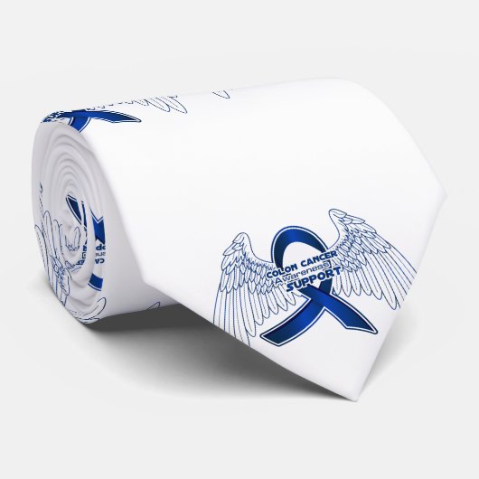 Colon Cancer Support-cadeaus Stropdas (Opgerold)