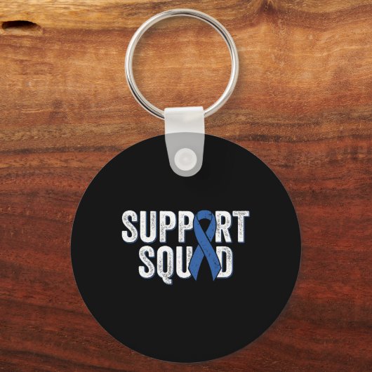 Colon Cancer Support Squad Sleutelhanger (Voorkant)