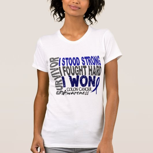 Colon Cancer Survivor 4 T-shirt (Voorkant)