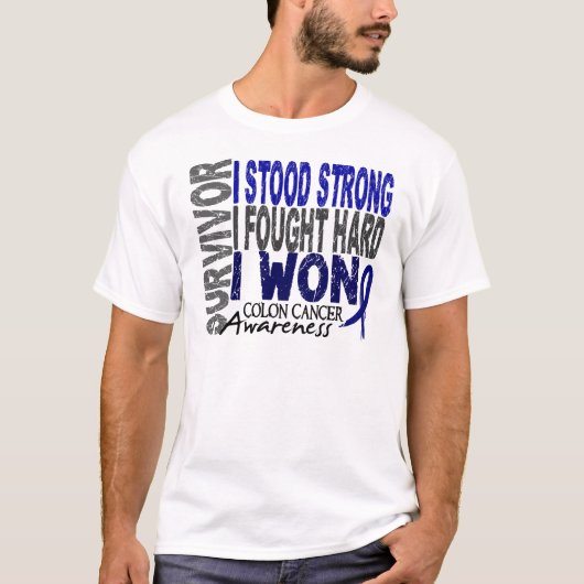 Colon Cancer Survivor 4 T-shirt (Voorkant)