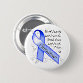 Colon Cancer Survivor Ronde Button 5,7 Cm (Voorkant /achterkant)