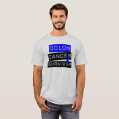 Colon Cancer Survivor T-shirt (Voorkant volledig)