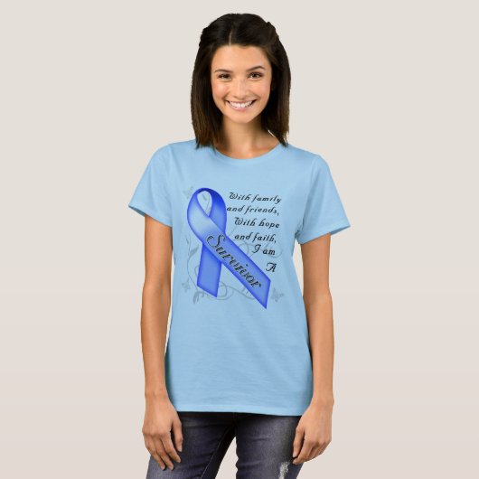 Colon Cancer Survivor T-shirt (Voorkant volledig)