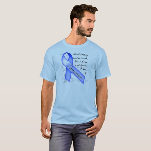 Colon Cancer Survivor T-shirt (Voorkant volledig)