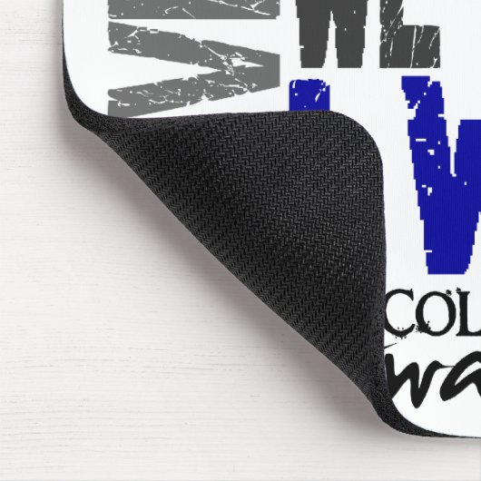 Colon Cancer Survivor We vonden dat ik wou Muismat (Hoek)