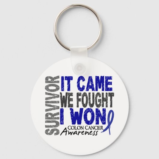 Colon Cancer Survivor We vonden dat ik wou Sleutelhanger (Voorkant)