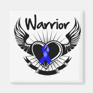 Colon Cancer Warrior Fighter Wings Magneet