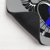 Colon Cancer Warrior Fighter Wings Muismat (Hoek)