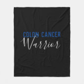 Colon Cancer Warrior Fleece Deken (Voorkant)