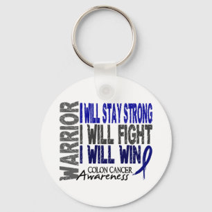 Colon Cancer Warrior Sleutelhanger