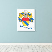 Colon Family Crest Canvas Afdruk (Insitu (Houten vloer))