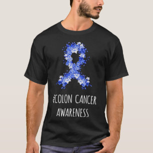 Colon kanker bewustzijn lint geschenken t-shirt