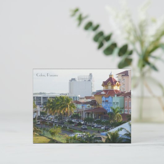 Colon, Panama Briefkaart (Staand voorkant)