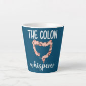 Colon Whisperer Gastroenteroloog Latte Mok (Voorkant)