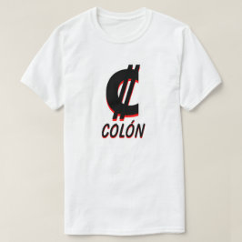 ₡ colón white t-shirt