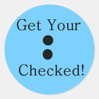 Coloncontrole Ronde Sticker