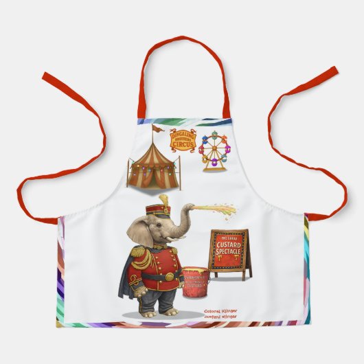 Colonel Klinger, custard slinger Schort (Voorkant)