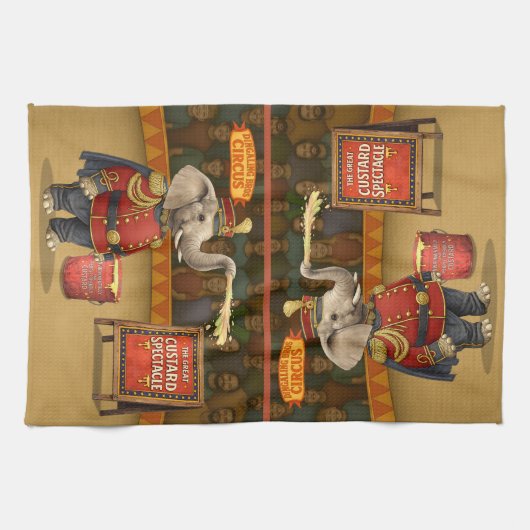 Colonel Klinger, custard slinger Theedoek (Horizontaal)