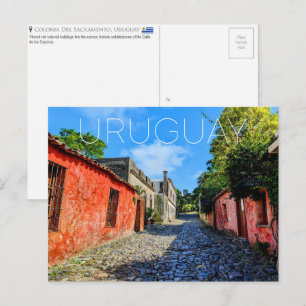 Colonia del Sacramento, Uruguay Reisansichtkaart Briefkaart