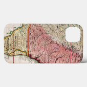 COLONIAL AMERIKA MAP, 1733 Case-Mate iPhone CASE (Achterkant (horizontaal))