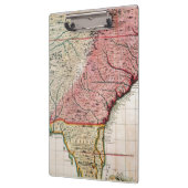 COLONIAL AMERIKA MAP, 1733 KLEMBORD (Links)