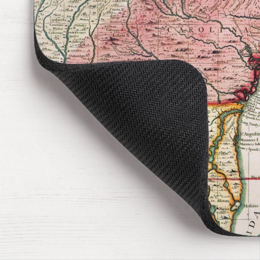 COLONIAL AMERIKA MAP, 1733 MUISMAT (Hoek)