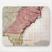 COLONIAL AMERIKA MAP, 1733 MUISMAT (Voorkant)