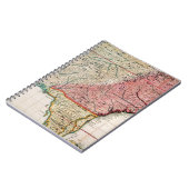 COLONIAL AMERIKA MAP, 1733 NOTITIEBOEK (Linkerzijde)