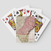 COLONIAL AMERIKA MAP, 1733 POKERKAARTEN (Achterkant)