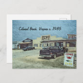 Colonial Beach, Virginia c. 1985 Briefkaart (Voorkant / Achterkant)