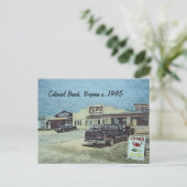 Colonial Beach, Virginia circa 1985 Briefkaart (Staand voorkant)