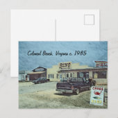 Colonial Beach, Virginia circa 1985 Briefkaart (Voorkant / Achterkant)