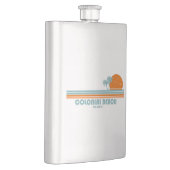 Colonial Beach Virginia Sun Palm Trees Flacon (Rechts)