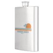 Colonial Beach Virginia Sun Palm Trees Flacon (Links)