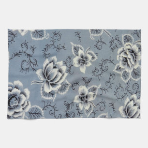 Colonial Blue Flower Pattern   Keukenhanddoeken