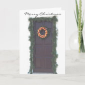 Colonial Holiday Greeting Kaart (Voorkant)