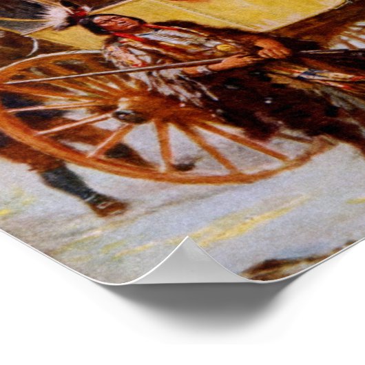 Colonial kerstdruk poster (Hoek)