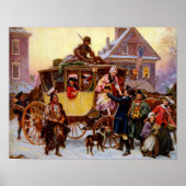 Colonial kerstdruk poster (Voorkant)