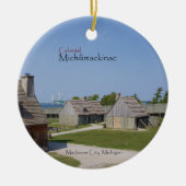 Colonial Michilimackinac dubbelzijdig ornament (Voorkant)
