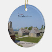 Colonial Michilimackinac dubbelzijdig ornament (Links)