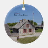 Colonial Michilimackinac dubbelzijdig ornament (Achterkant)