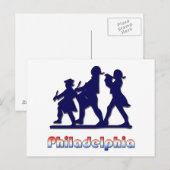 Colonial Philadelphia Briefkaart (Voorkant / Achterkant)