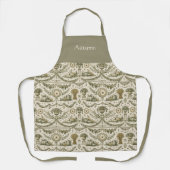 Colonial Sage Green Gold Harvest Personalized Schort (Voorkant)