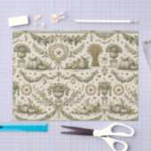 Colonial Sage Green Gold Harvest Tissuepapier (Craft)