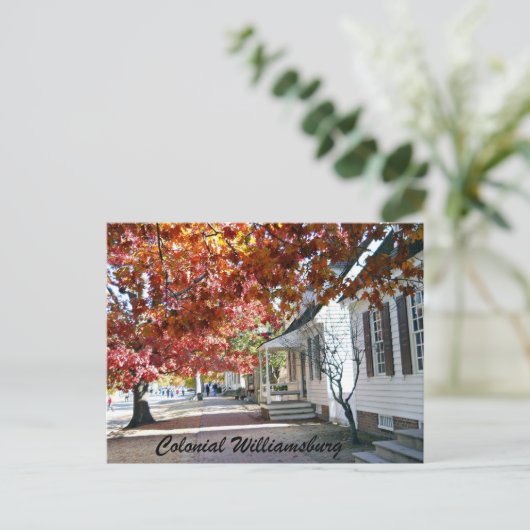 Colonial Williamsburg Briefkaart (Staand voorkant)