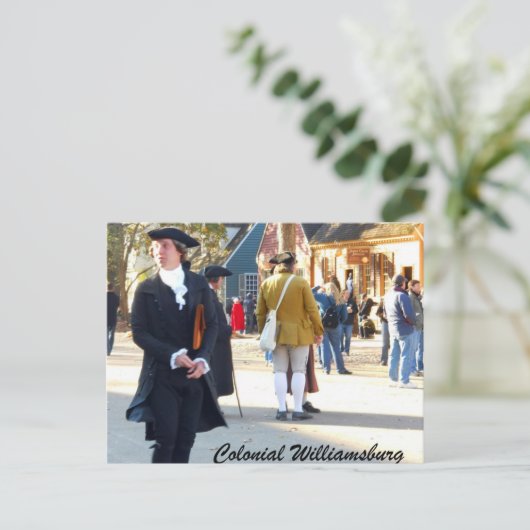 Colonial Williamsburg Briefkaart (Staand voorkant)