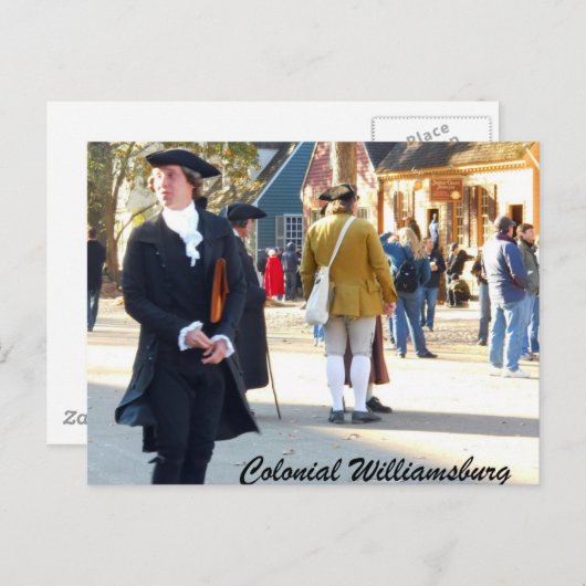 Colonial Williamsburg Briefkaart (Voorkant / Achterkant)