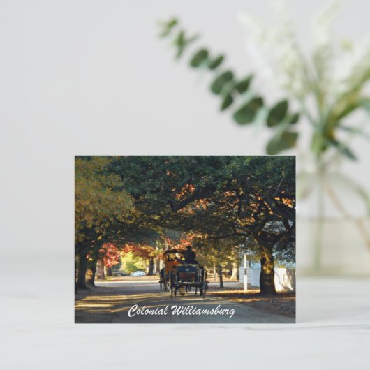 Colonial Williamsburg Briefkaart (Staand voorkant)